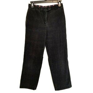 Vintage TOMMY HILFIGER Black Cords Corduroy Jeans Pants Straight Leg  Size 2 Y2K
